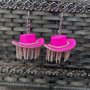 Sweet Honey Cowboy Hat Earrings